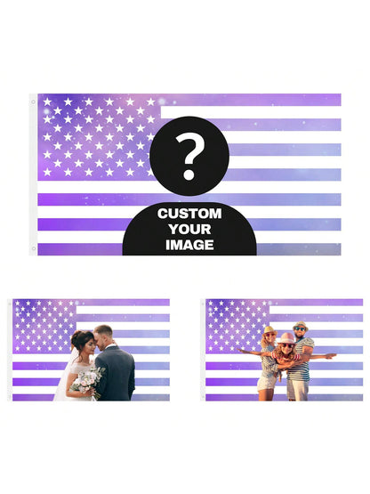 1pc Custom Flag Personalized Flag Custom Outdoors Flag Add Your Own Image/Text Home Indoor Outdoor Flag