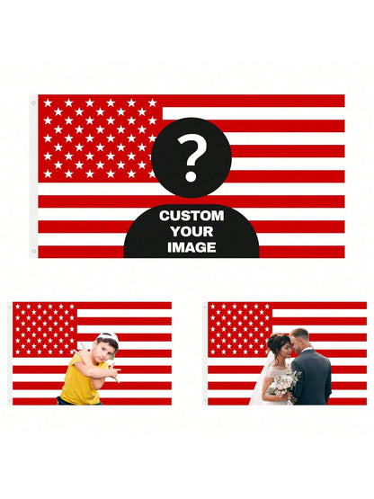 1pc Custom Flag Personalized Flag Custom Outdoors Flag Add Your Own Image/Text Home Indoor Outdoor Flag