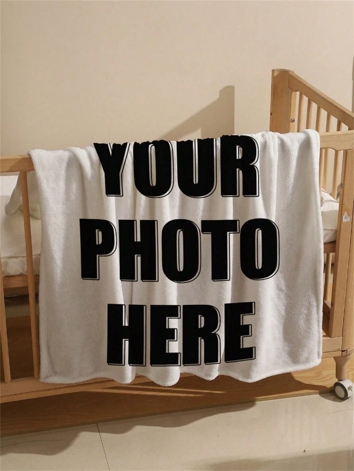 1pc Customizable Photo Blanket, Family Blanket, Photo Blanket, 9-Grid Pattern, Commemorative Blanket. Suitable As Girl, Boy, Adult, Valentine's Day, Lightweight, Baby Blanket, Personalized Blanket, Pe