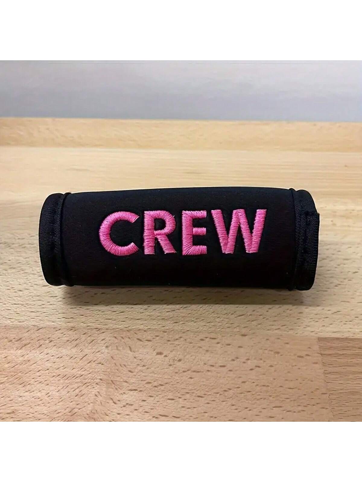1pc Customized Embroidered Name Luggage Handle, Handmade Embroidered Luggage Handle, Personalized Creative Handmade Embroidered Letter Luggage Handle, Portable, Multi-Functional, Versatile, Large Capa