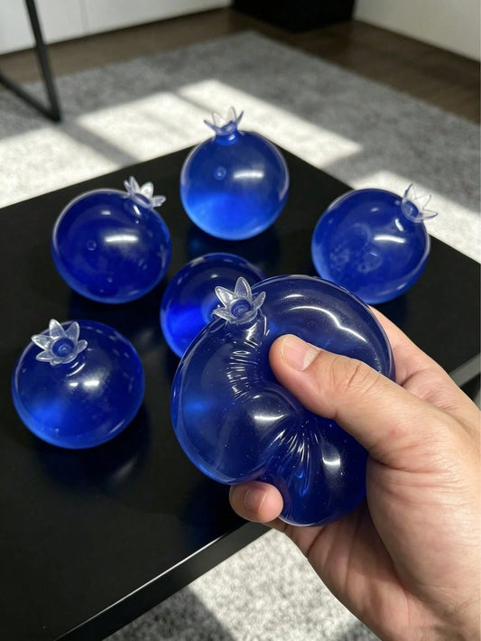 1pc Cute Blueberry Squishy Toy, Slow Rising Stress Relief Toy.,Cheese Squishy,Squishy Dumpling,Fidget,Squishy, Back To School