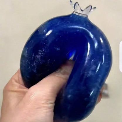 1pc Cute Blueberry Squishy Toy, Slow Rising Stress Relief Toy.,Cheese Squishy,Squishy Dumpling,Fidget,Squishy, Back To School