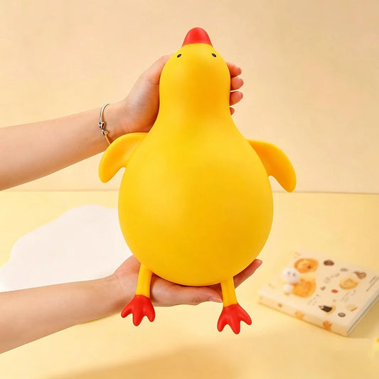 1pc Cute Yellow Duck Squeeze Doll, Soft Cartoon Animal Plush Doll, Classroom Reward, Birthday Party Small Gift For Boys And Girls, Novelty Sensory Game Gift