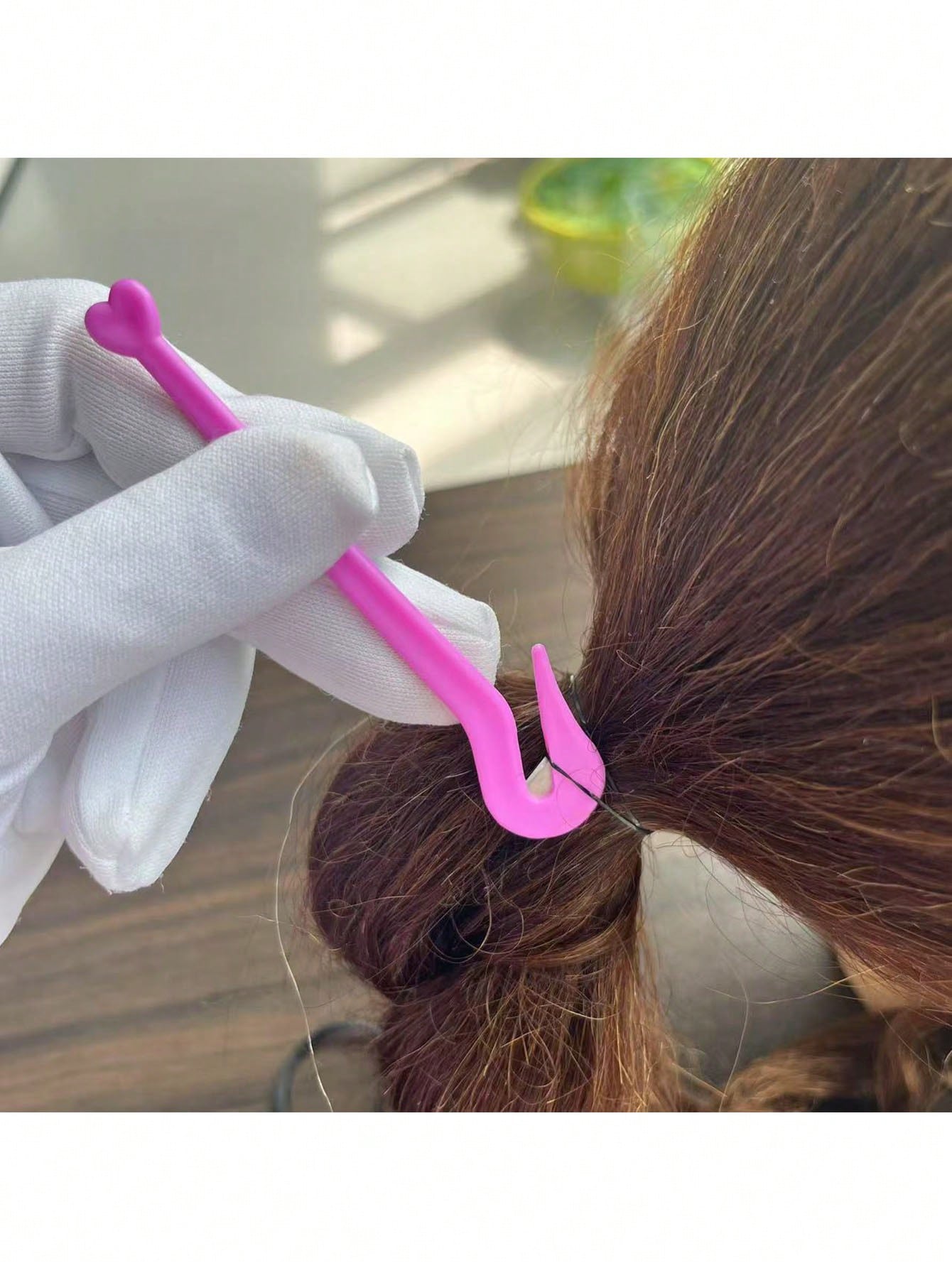 1pc Disposable Rubber Band Cutter, Easily Cuts Hair Ties Without Pulling Or Damaging Hair And Scalp (Purple). Suitable For Salons, Beauty Parlors, Back-To-School Season, Curling Irons, Curling Wands