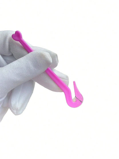 1pc Disposable Rubber Band Cutter, Easily Cuts Hair Ties Without Pulling Or Damaging Hair And Scalp (Purple). Suitable For Salons, Beauty Parlors, Back-To-School Season, Curling Irons, Curling Wands