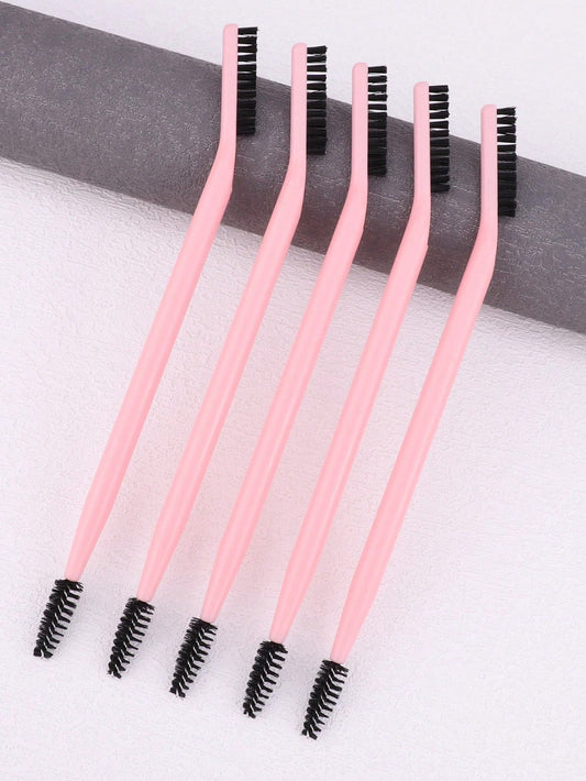 1pc Dual-Ended Makeup Brush, Spiral Eyebrow Brush & Lash Comb, Grooming Tool For Defined Brows, Portable Beauty Makeup Brush,Eyebrow Brush,Eyeshadow Brush,Spoolie,Spoolie Brush,Giveaways