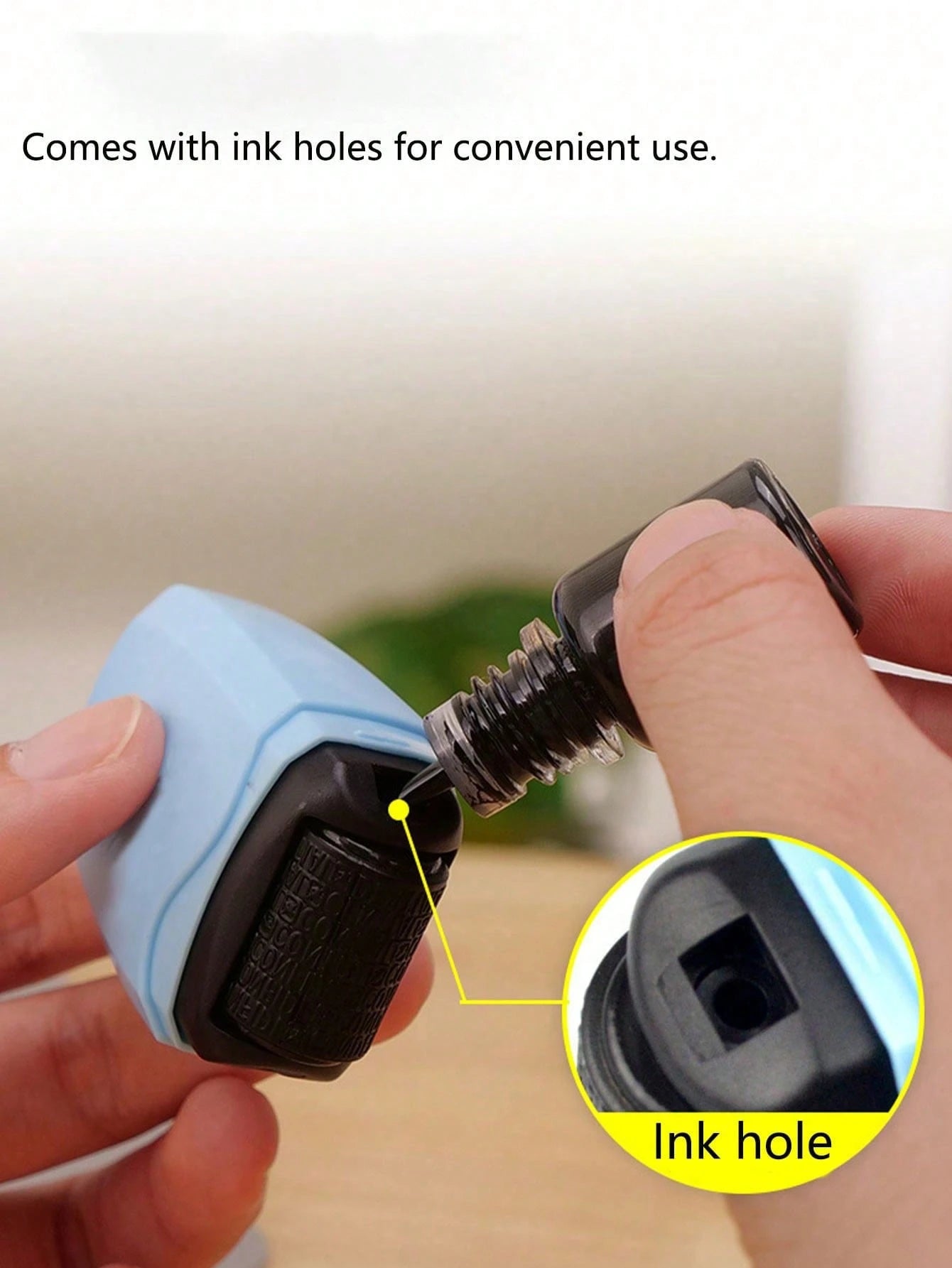 1pc Durable ABS Identity Protection Rolling Seal Tape, Reusable Privacy Shield, Suitable For Covering Confidential Information & Addresses, Anti-Peeping Design, Available In Blue/Pink/Green, Fashionab