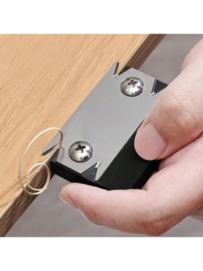 1PC Edge Banding Trimmer- Upgraded Mini Edge Band Trimmer & Cutter, Stainless Steel Blade Veneer Edge Trimmer For Woodworking, Edgebanding Trimming Tool For Wood, Veneer, PVC, ABS