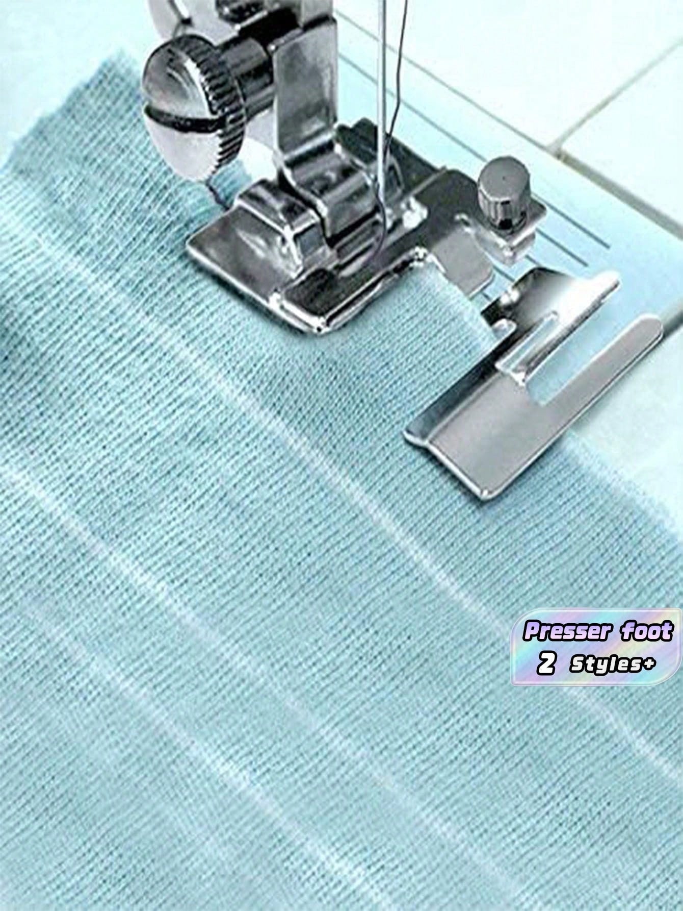 1PC Elastic Elastic Band Presser Foot,Sew Like A Pro With This DIY Sewing Kit- Includes Elastic Fabric Presser Foot, Sewing Machine Needle Threader & More Valentine's Day, Valentines Wedding, Birthda