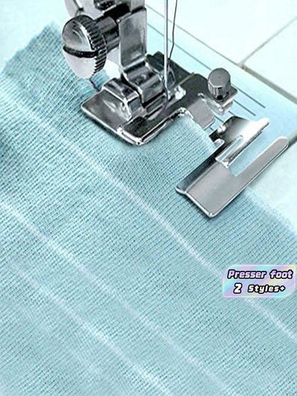 1PC Elastic Elastic Band Presser Foot,Sew Like A Pro With This DIY Sewing Kit- Includes Elastic Fabric Presser Foot, Sewing Machine Needle Threader & More Valentine's Day, Valentines Wedding, Birthda