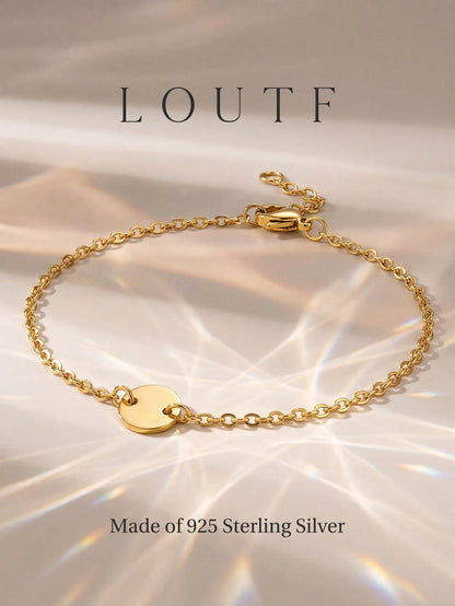 1pc Elegant Women's 925 Sterling Silver Bracelet, Exquisite Jewelry, Anniversary Birthday Gift
