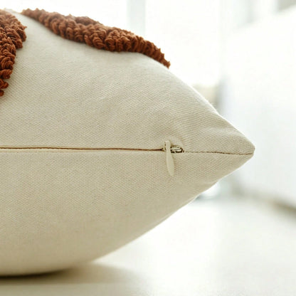 1pc Fall Throw Pillow Covers With Raised Pumpkin 3D Embroidery, Designed For Bedrooms, And Cozy Fall Home Decor Thanksgiving Fall Decors Autumn Decor