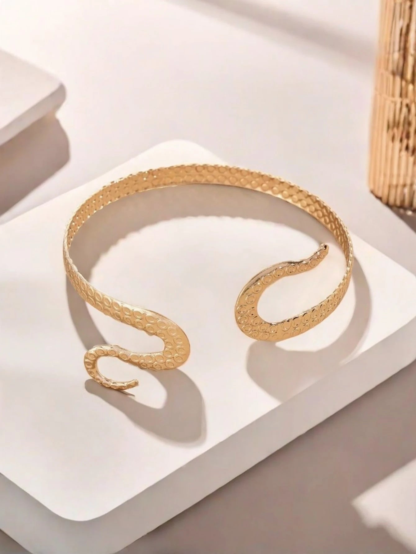 1pc Fashionable, Elegant, Minimalist Triple Stripe Armband/Arm Cuff, Suitable For Summer, Beach, Wedding, Party,Jewellery,Festival,Classy