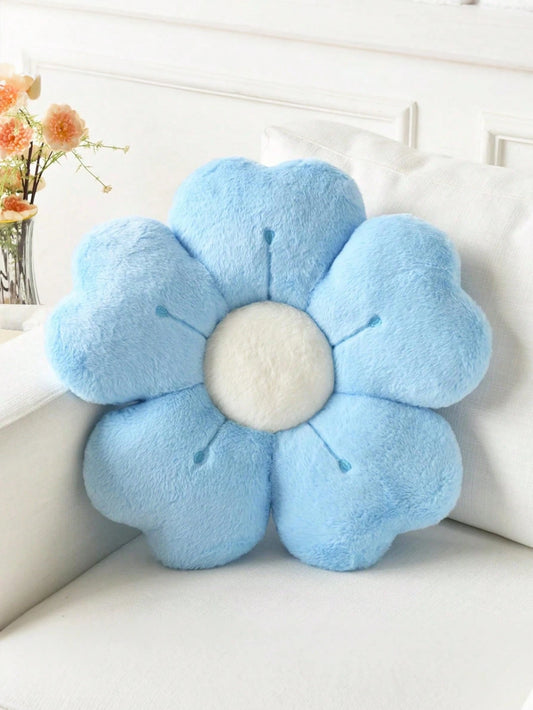 1pc Floral Shaped Decorative Throw Pillow/Cushion, Cute Daisy Pillow Suitable For Bed, Sofa, Dorm, Floor, Summer, Spring, Outdoor, Garden, Bedroom Decor, Gift For Her