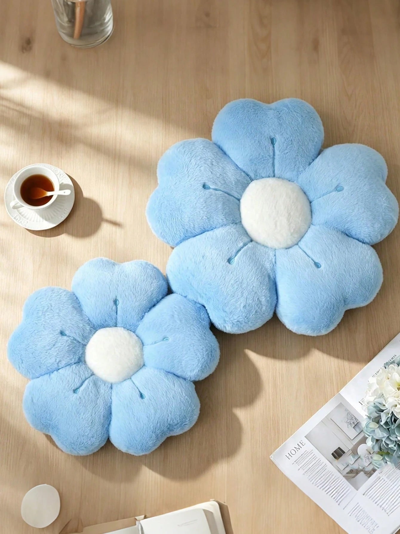 1pc Floral Shaped Decorative Throw Pillow/Cushion, Cute Daisy Pillow Suitable For Bed, Sofa, Dorm, Floor, Summer, Spring, Outdoor, Garden, Bedroom Decor, Gift For Her