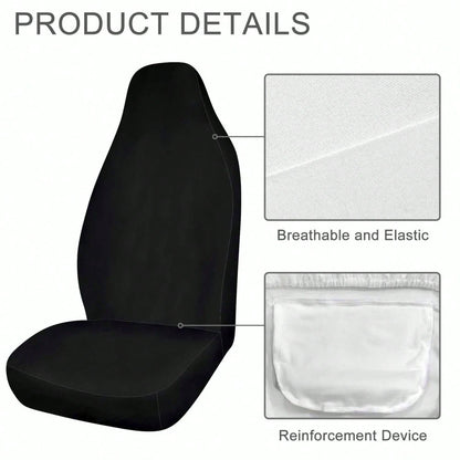 1PC Gothic Bat Print Car Seat Covers, Aesthetic Spooky Bat Car Accessories, Unique Halloween Bat Car Decor,Universal Car Seat Cushion Set,Suitable For Cars, SUVs, And Trucks,Perfect For Holiday Gift O