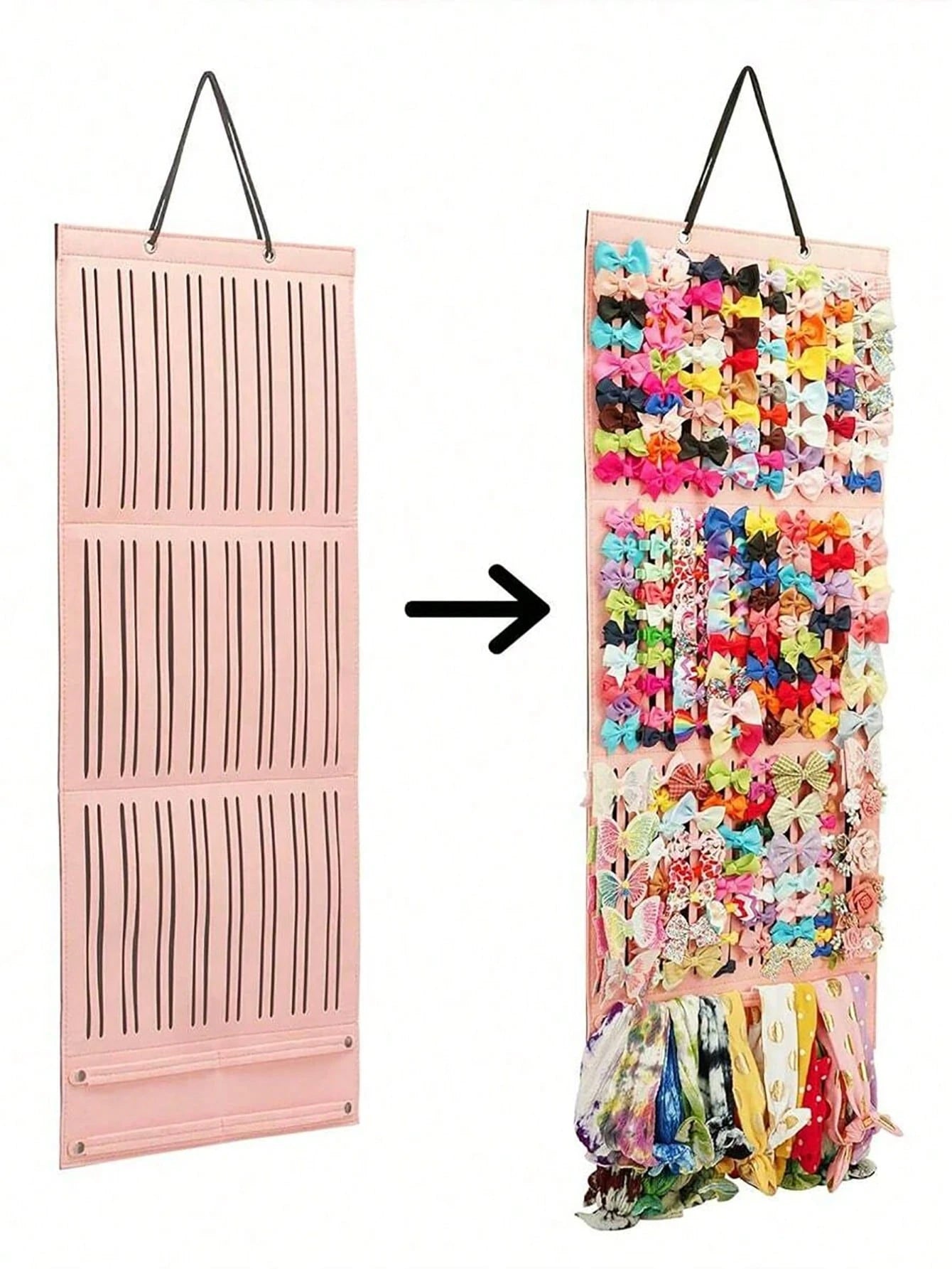 1pc Hair Clip Display Rack, Hair Clip & Headband Organizer, Sturdy Support For Baby/Girl Hair Accessories Love Valentine
