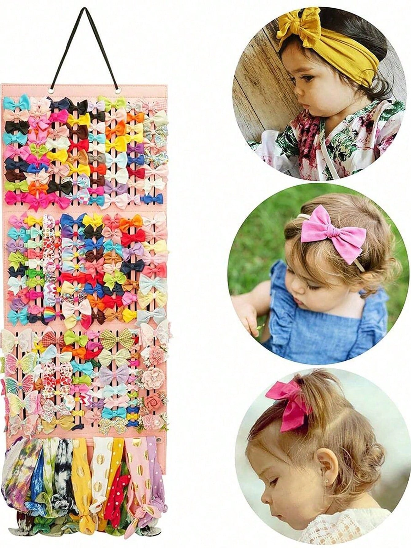1pc Hair Clip Display Rack, Hair Clip & Headband Organizer, Sturdy Support For Baby/Girl Hair Accessories Love Valentine
