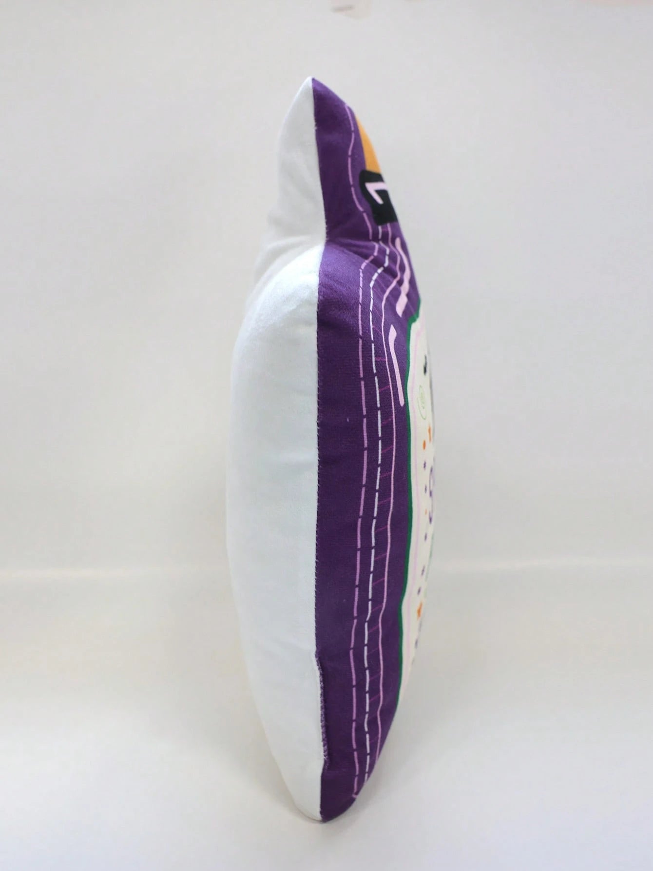 1pc Halloween Magic Potion Bottle Shaped Throw Pillow, Purple Haunted House Castle Print, Suitable For Living Room Sofa Cushion, Holiday Atmosphere, Bedside Versatile Decorative Pillow, Bedroom Decor