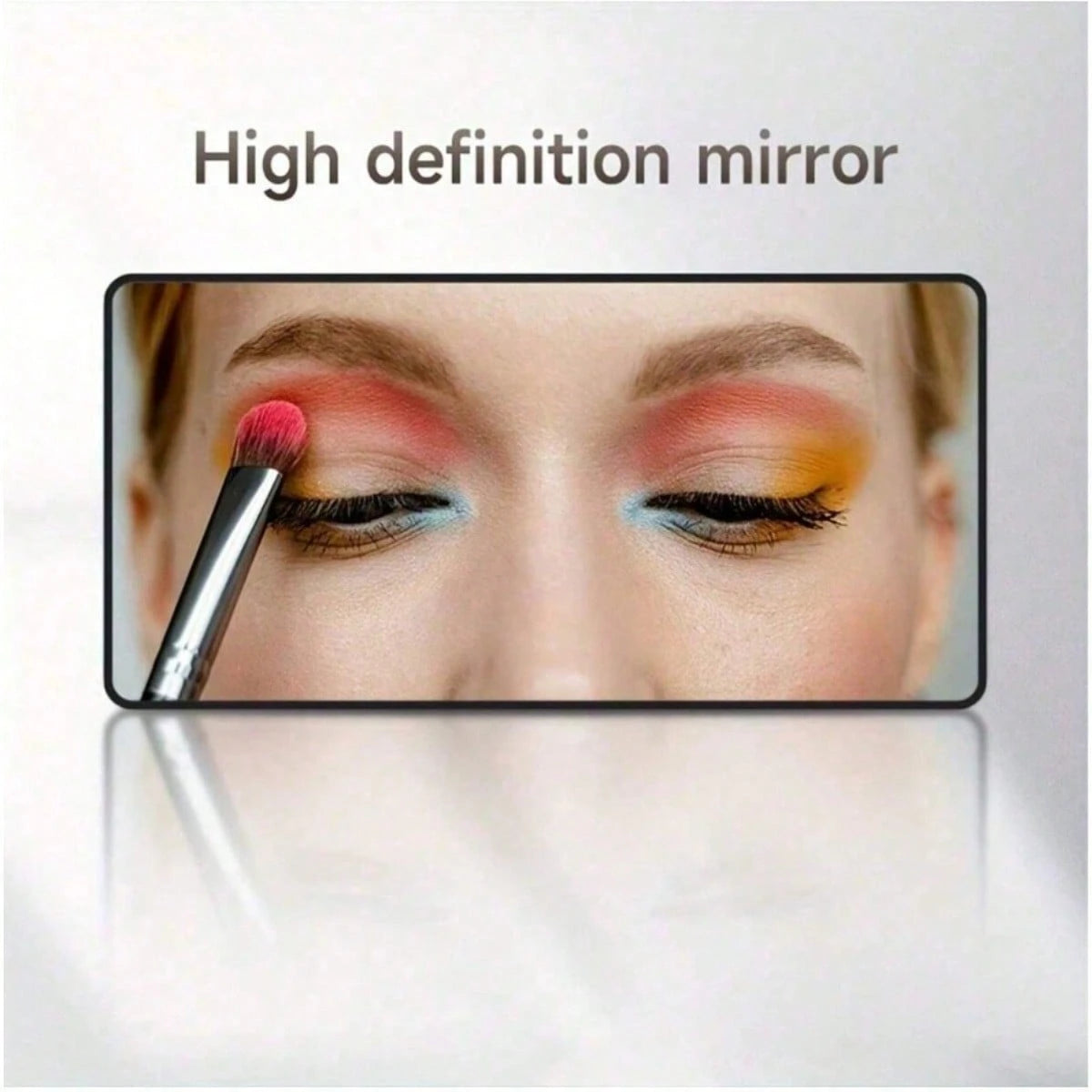 1pc High Definition Car Visor Mirror, Portable Car Visor Makeup Mirror, Suitable For Driver And Passenger Sides, Universal For Most Car Models