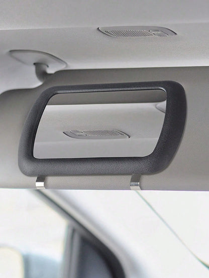 1pc High Definition Car Visor Mirror, Portable Car Visor Makeup Mirror, Suitable For Driver And Passenger Sides, Universal For Most Car Models