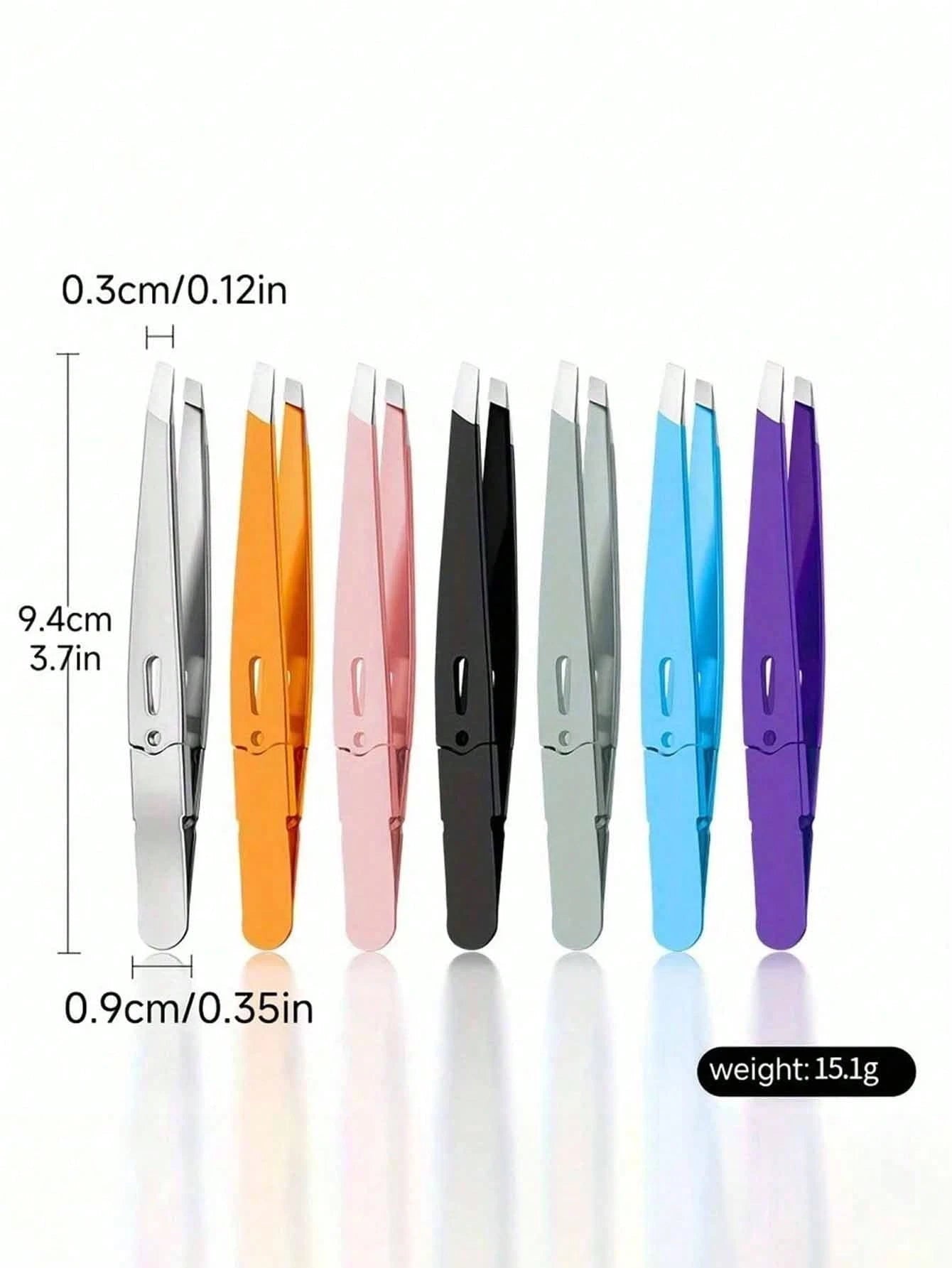 1pc High Precision Eyebrow Tweezers, Hair Removal Pliers, Slanted Eyebrow Clip For Plucking Hairs, Facial Hair Removal Clip, Makeup Beauty Tool, Eyebrow Tweezers Face Hair Remover, Suitable For Eyebro