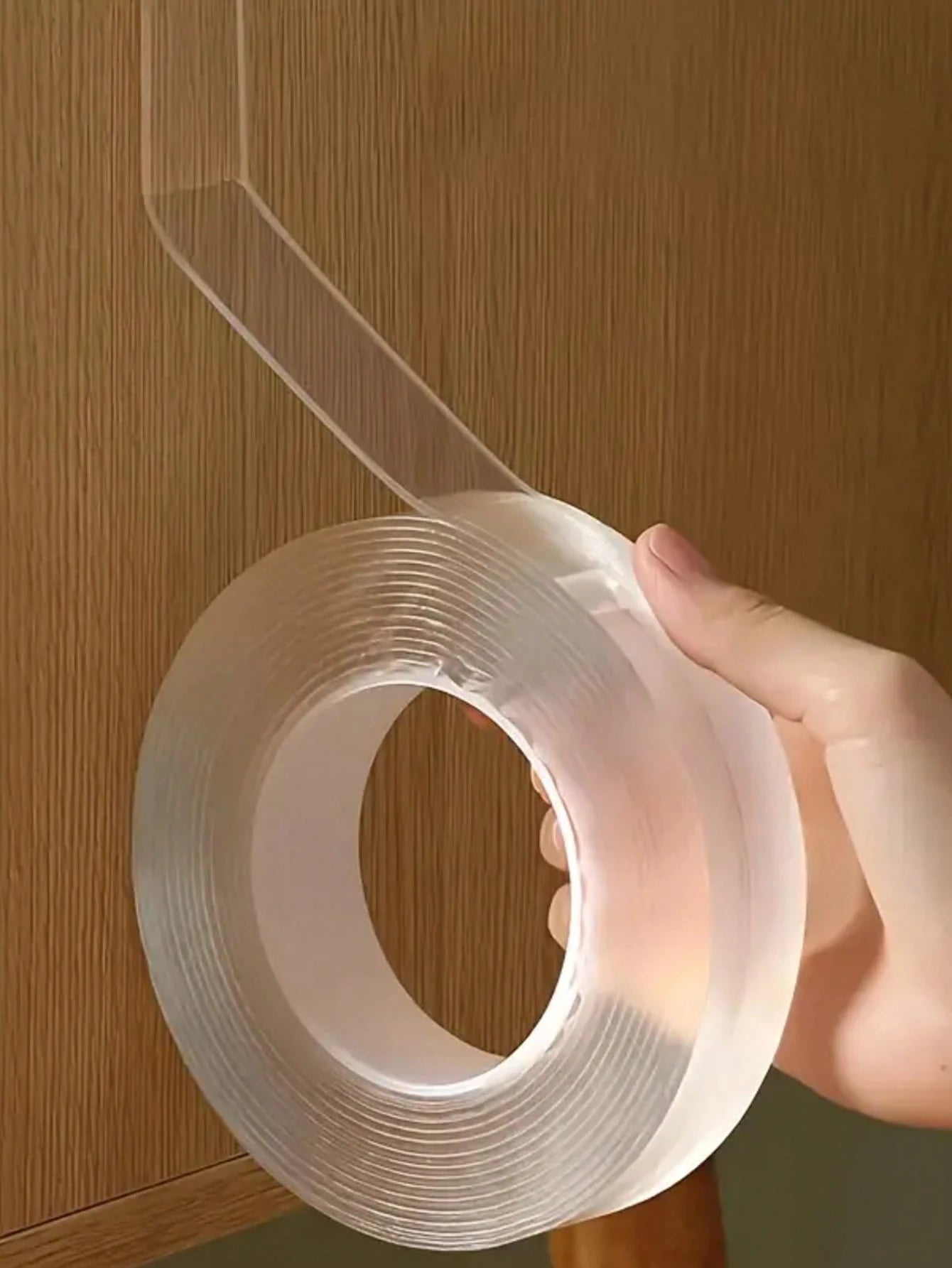 1PC High Viscosity Nano Double Sided Tape, Paste Items Without Traces Without Damaging Walls, With Strong Adhesive, More Solid Than Hooks, Washable Double Sided Tape, Reusable Waterproof Double Sided