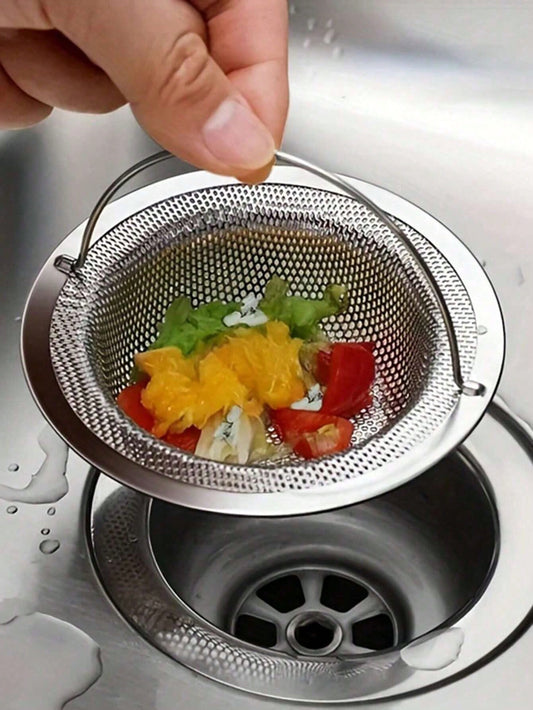 1PC Kitchen Sink Strainer, Stainless Steel Sink Drain Strainer,Kitchen Accessories,Food Catcher For Most Sink Drains Kitchen Sink Basket Strainer Steel Sink Filter Valentine DAY, Valentines Wedding, B