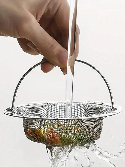 1PC Kitchen Sink Strainer, Stainless Steel Sink Drain Strainer,Kitchen Accessories,Food Catcher For Most Sink Drains Kitchen Sink Basket Strainer Steel Sink Filter Valentine DAY, Valentines Wedding, B