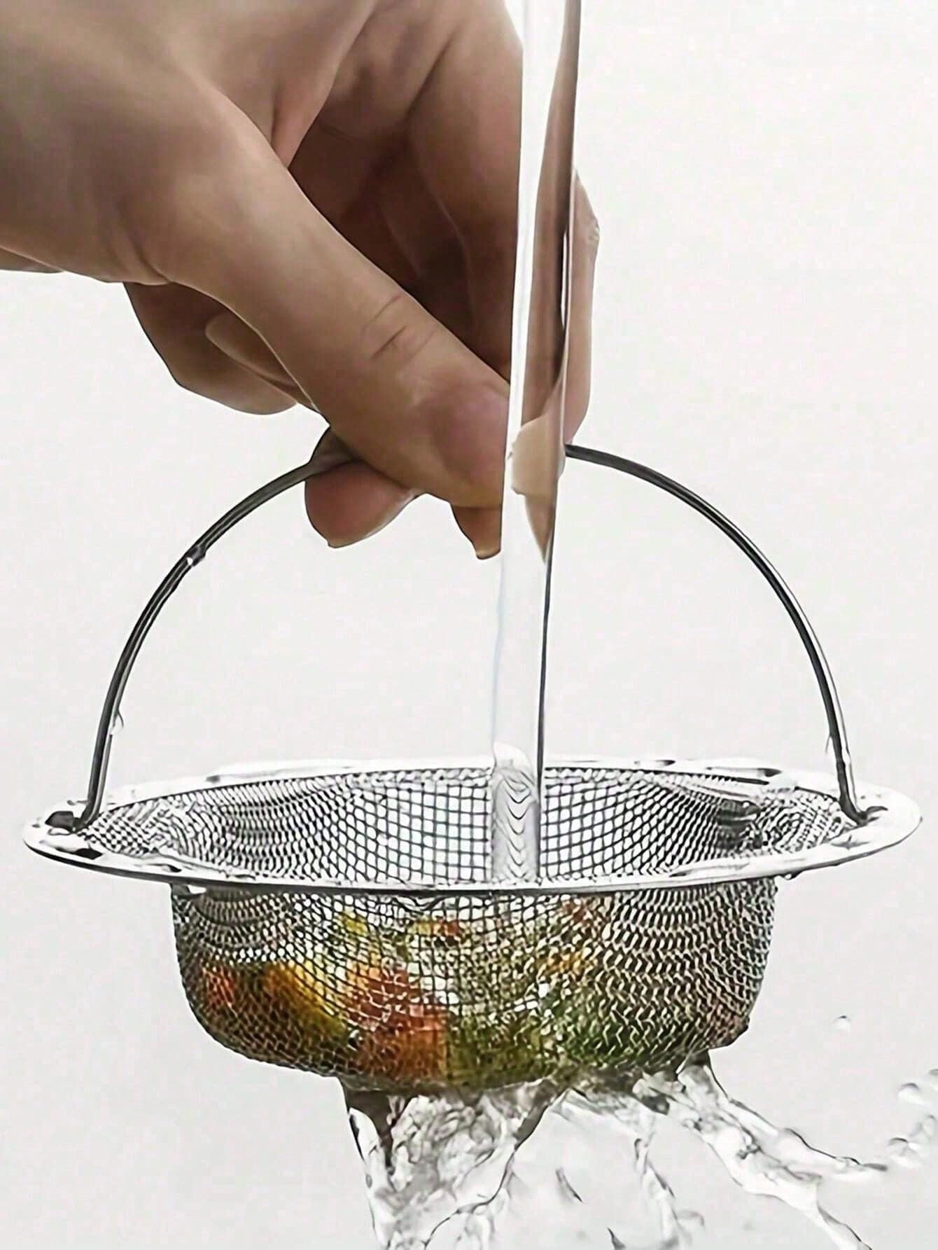 1PC Kitchen Sink Strainer, Stainless Steel Sink Drain Strainer,Kitchen Accessories,Food Catcher For Most Sink Drains Kitchen Sink Basket Strainer Steel Sink Filter Valentine DAY, Valentines Wedding, B