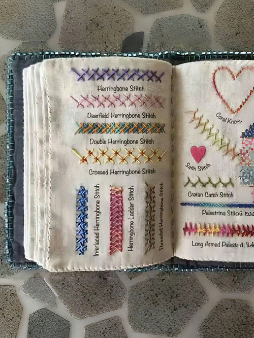 1pc Linen Embroidery Enthusiast Book, Embroidery Guide Book With Sewing Tools (Sewing Kit), Embroidery Sewing Tutorial, Beginner's Sewing Guide, Crochet, Embroidery, Crochet Bag, Sewing Bag, Sewing Fa