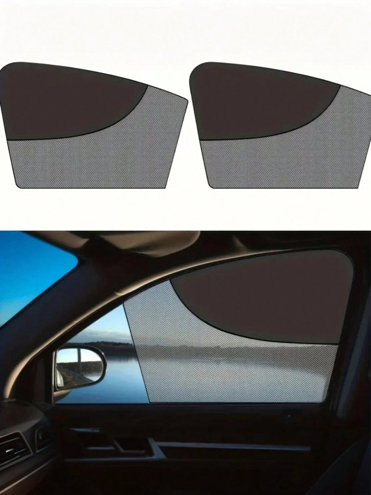 1pc Magnetic Car Side Window Sunshade- Universal Privacy Curtain, Provides UV Protection And Heat Insulation- Easy To Install Car Sun Visor, Suitable For Babies, Kids And Pets- Keeps The Car Interi