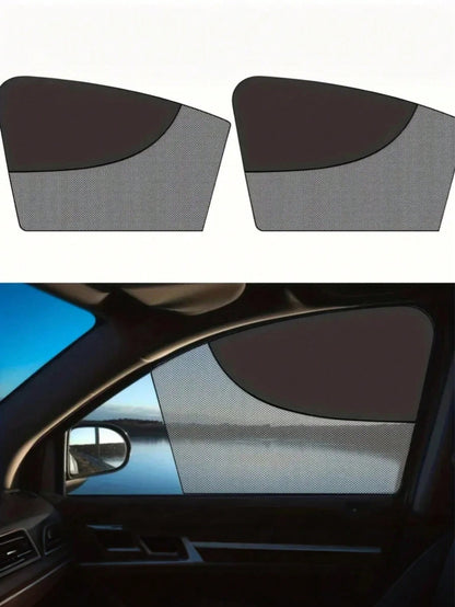 1pc Magnetic Car Side Window Sunshade- Universal Privacy Curtain, Provides UV Protection And Heat Insulation- Easy To Install Car Sun Visor, Suitable For Babies, Kids And Pets- Keeps The Car Interi