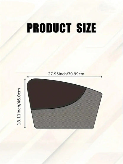 1pc Magnetic Car Side Window Sunshade- Universal Privacy Curtain, Provides UV Protection And Heat Insulation- Easy To Install Car Sun Visor, Suitable For Babies, Kids And Pets- Keeps The Car Interi