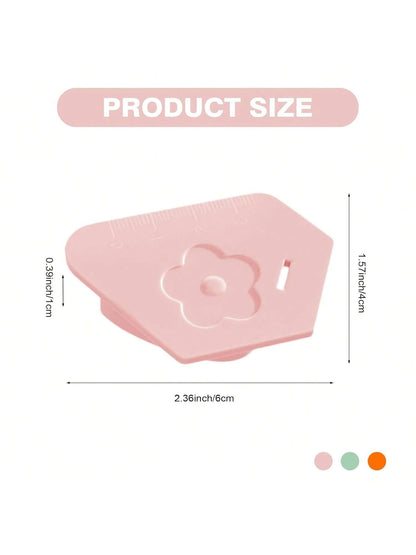 1PC Magnetic Seam Guide For Sewing Machine, Polygonal Seam Guide Hemmer Guide With Scale, Magnetic Sewing Guide,Sewing Supplies And Accessories