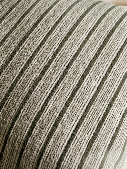 1pc Matcha Green Diamond 3D Striped Pillowcase (Pillow Insert Not Included), Square Cushion Cover, Holiday Home Pillow Decor, Soft Comfortable Faux Linen Fabric, Modern Decorative Sofa, Home Bedroom