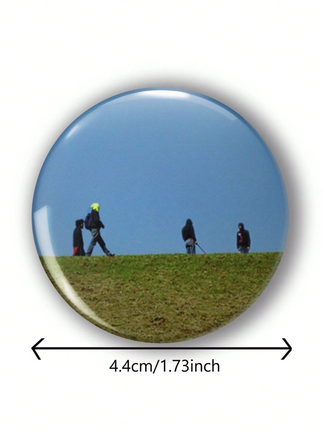 1pc Men's Funny Badge Brooch, Creative Button Badge, Amusing Gift For Friends, Family, Classmates, Bag Decoration