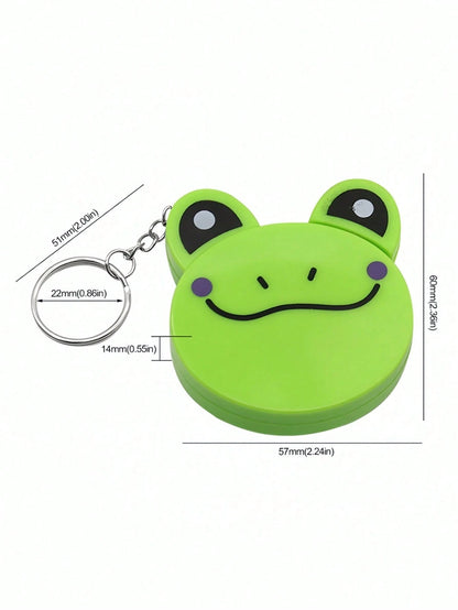 1pc Mini Animal Pattern Dual-Sided Measure Tape, Retractable Ruler For Measuring Length, Height, Distance, Bust, Waist, Hip, Stature, Clothing Size School Supplies,Back To School