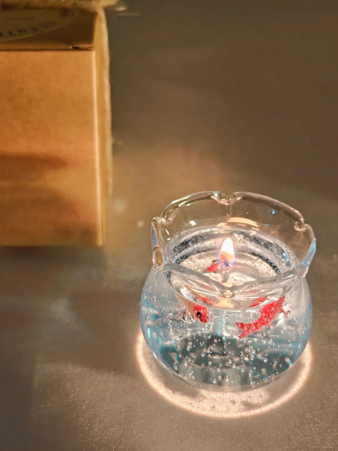 1pc Mini Fish Tank Wedding Favor, Blessing Gift, Candle, Scented Candle, Soy Wax Candle, Candle Set, Best Friend Gift, Women's Gift, Winter Gift, Aromatherapy Candle, Home Decor Candle, Valentine's Da