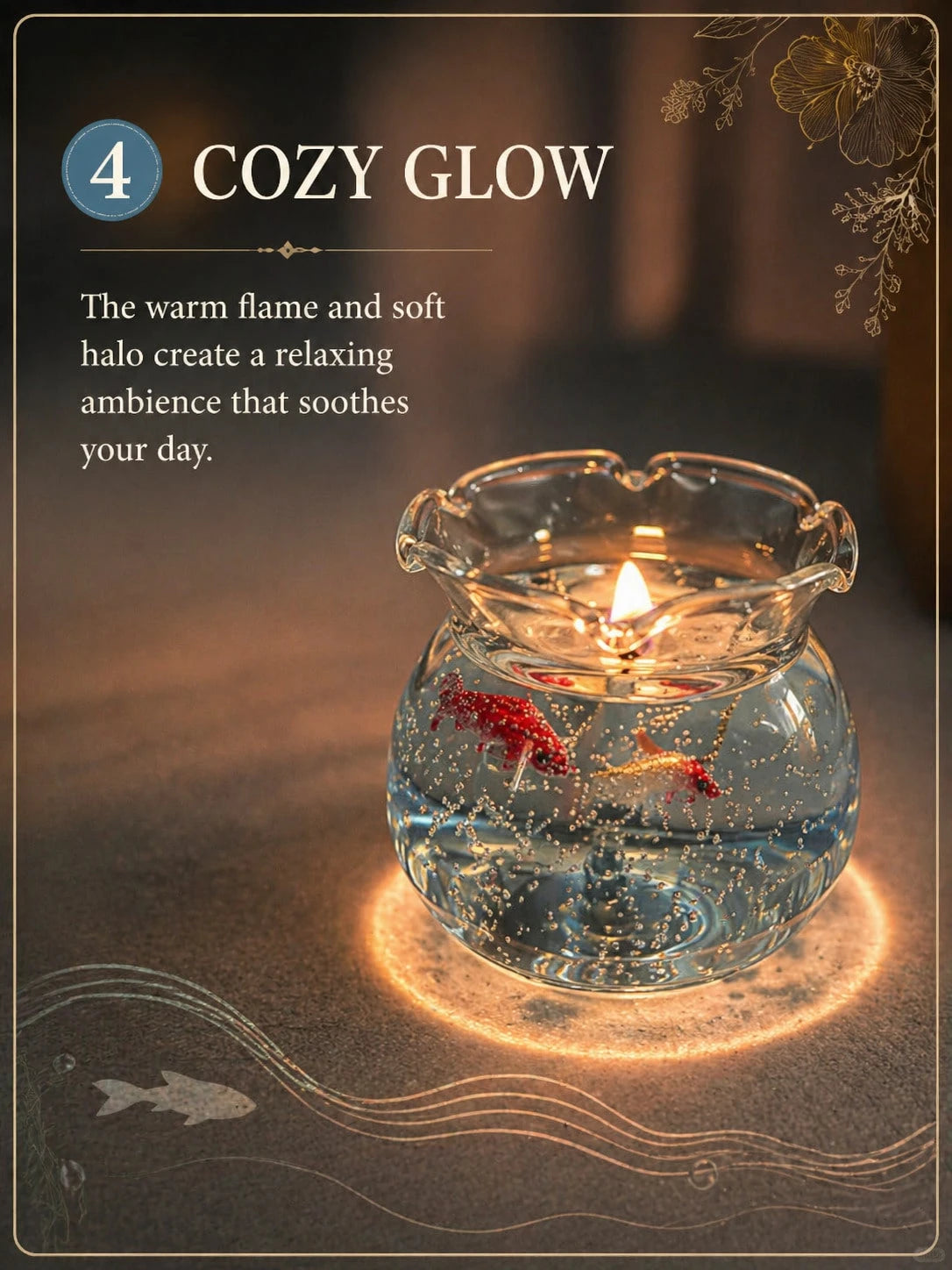 1pc Mini Fish Tank Wedding Favor, Blessing Gift, Candle, Scented Candle, Soy Wax Candle, Candle Set, Best Friend Gift, Women's Gift, Winter Gift, Aromatherapy Candle, Home Decor Candle, Valentine's Da