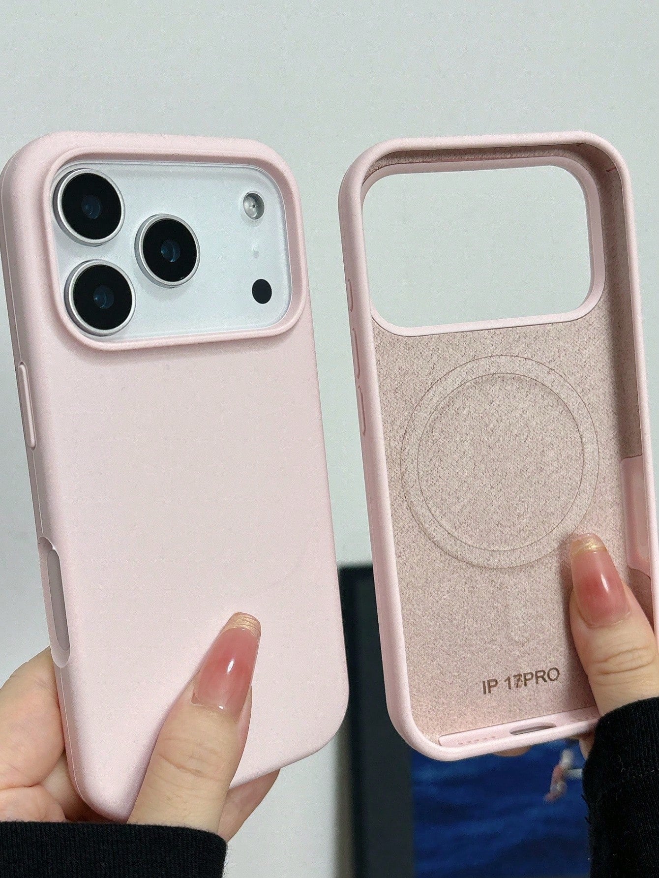 1pc Minimalist Liquid Silicone Magnetic Wireless Charging Protective Case Compatible With 17 Air 16 14 13 12 15 Pro Max Plus With Velvet Camera Protection Professional Office Gift