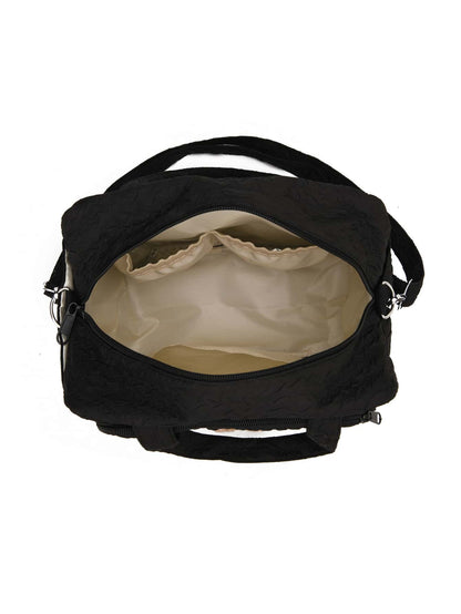 1pc Multifunctional Diaper Bag For Mother And Baby Outdoor With Large Capacity, Embroidery And Insulation. Can Be Carried By Hand, Shoulder Or Crossbody.