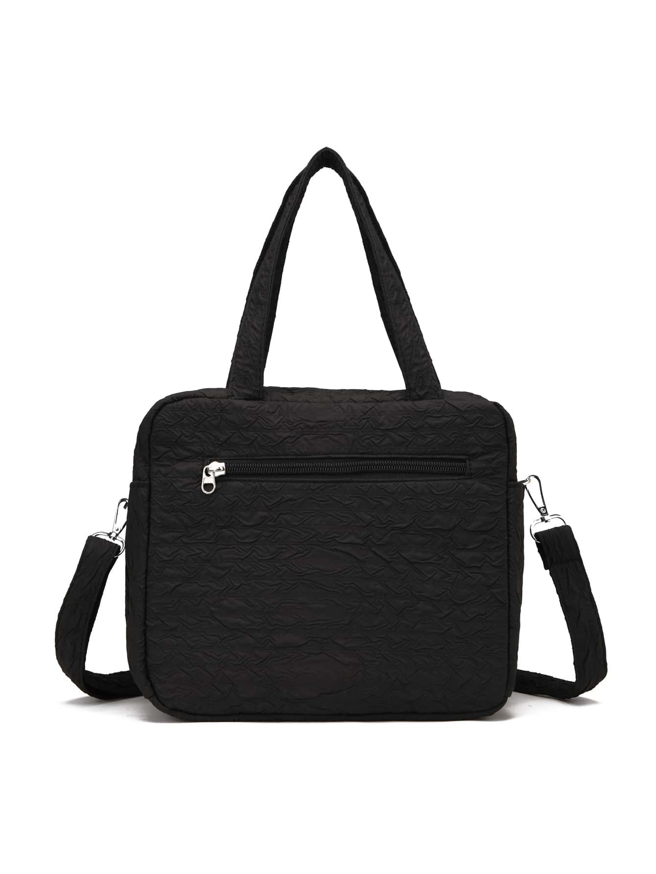 1pc Multifunctional Diaper Bag For Mother And Baby Outdoor With Large Capacity, Embroidery And Insulation. Can Be Carried By Hand, Shoulder Or Crossbody.