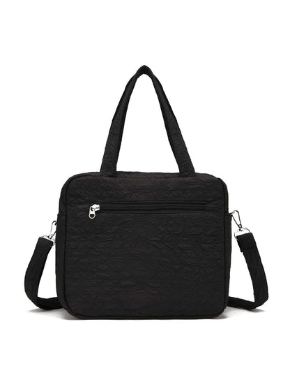 1pc Multifunctional Diaper Bag For Mother And Baby Outdoor With Large Capacity, Embroidery And Insulation. Can Be Carried By Hand, Shoulder Or Crossbody.
