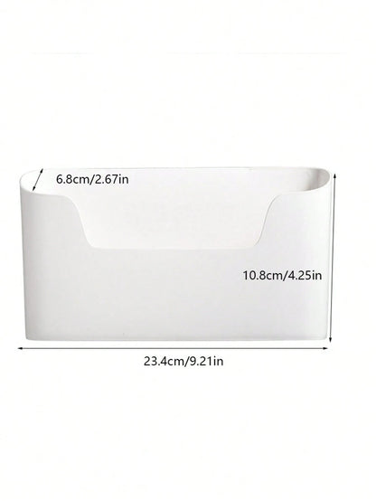 1pc No-Drill Wall-Mounted Storage Rack, Multifunctional Cosmetic And Sundries Organizer,For Back To School