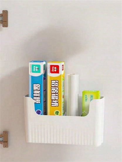 1pc No-Drill Wall-Mounted Storage Rack, Multifunctional Cosmetic And Sundries Organizer,For Back To School