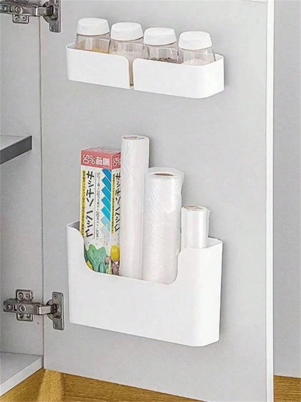 1pc No-Drill Wall-Mounted Storage Rack, Multifunctional Cosmetic And Sundries Organizer,For Back To School