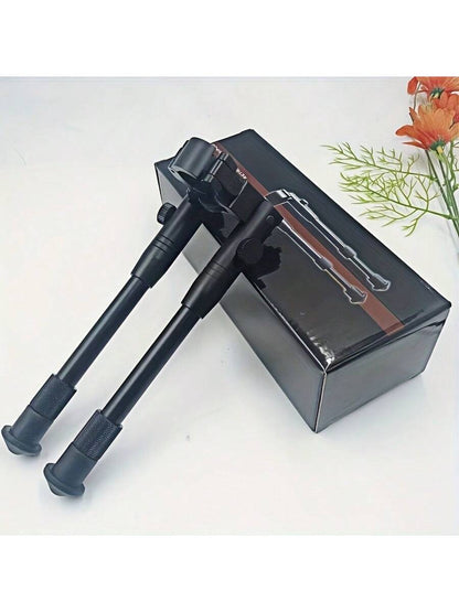 1pc Outdoor Hunting Accessory 6-Inch Round Metal Tactical Adjustable Extendable Support Stand