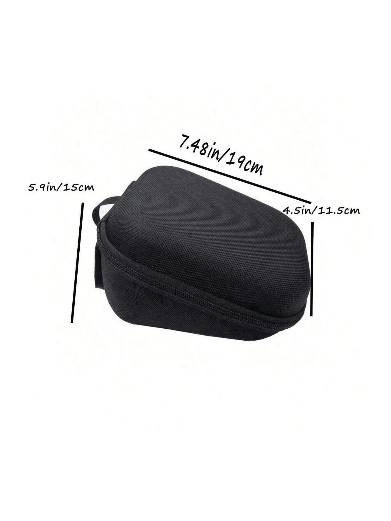 1pc Portable Blood Pressure Monitor Case With Hand Strap- Protective Hard Shell Storage Bag For Home Use, Fit For Cuff And Digital Machine Organizer Organization