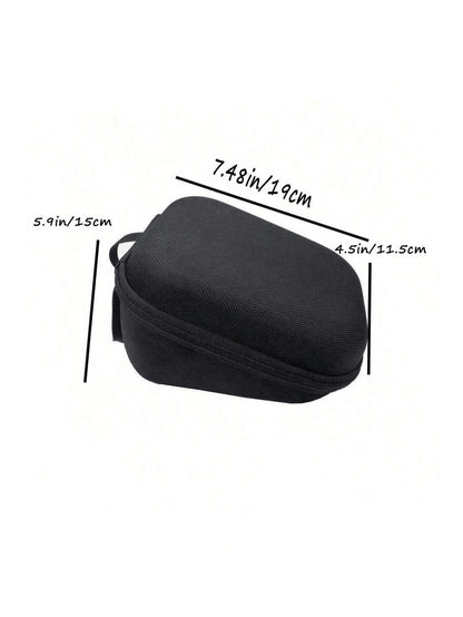1pc Portable Blood Pressure Monitor Case With Hand Strap- Protective Hard Shell Storage Bag For Home Use, Fit For Cuff And Digital Machine Organizer Organization